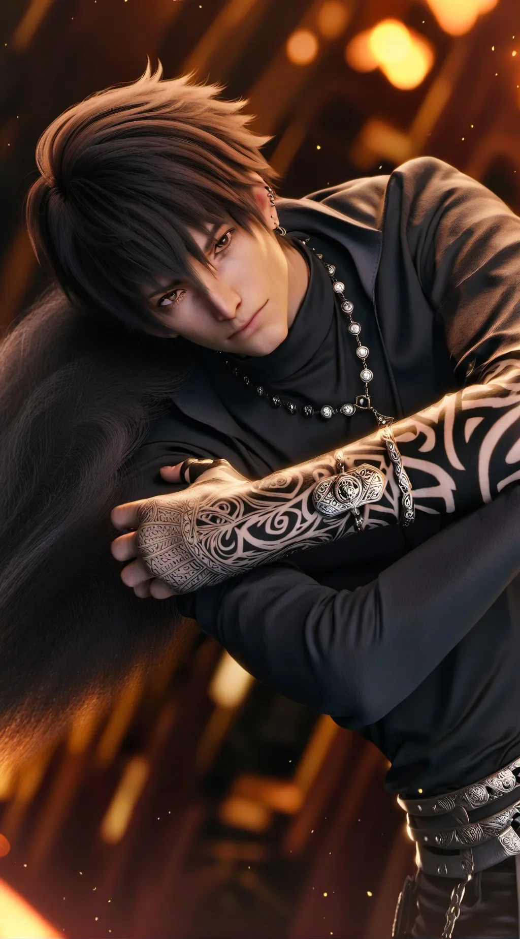 ai character: reny  background