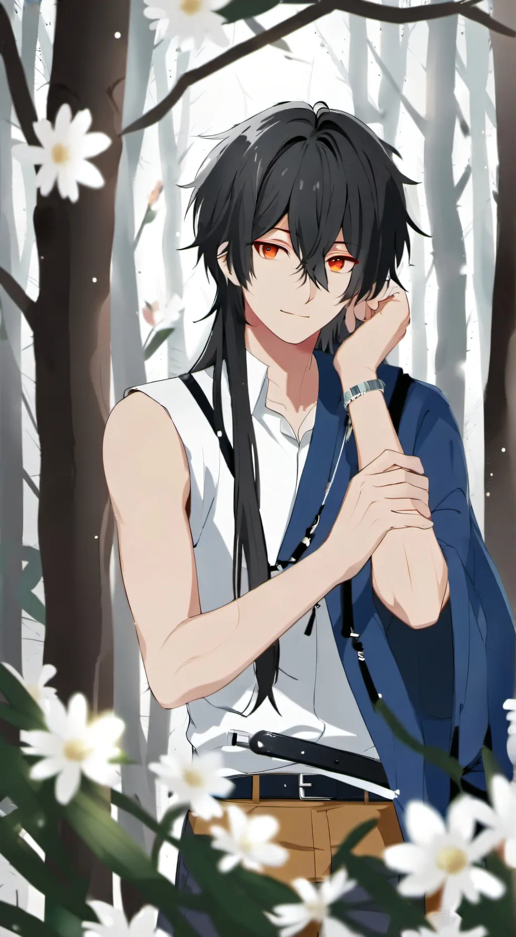 ai character: Raphaël  background