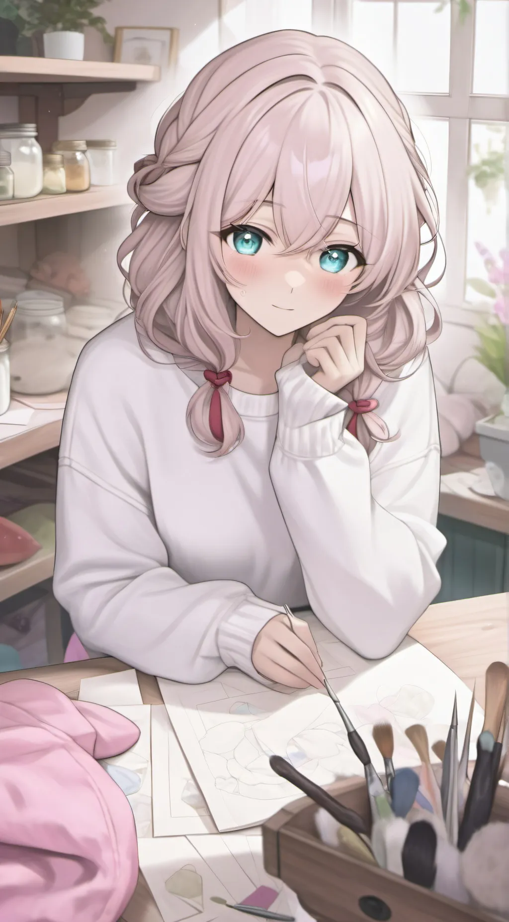 ai character: Greta background
