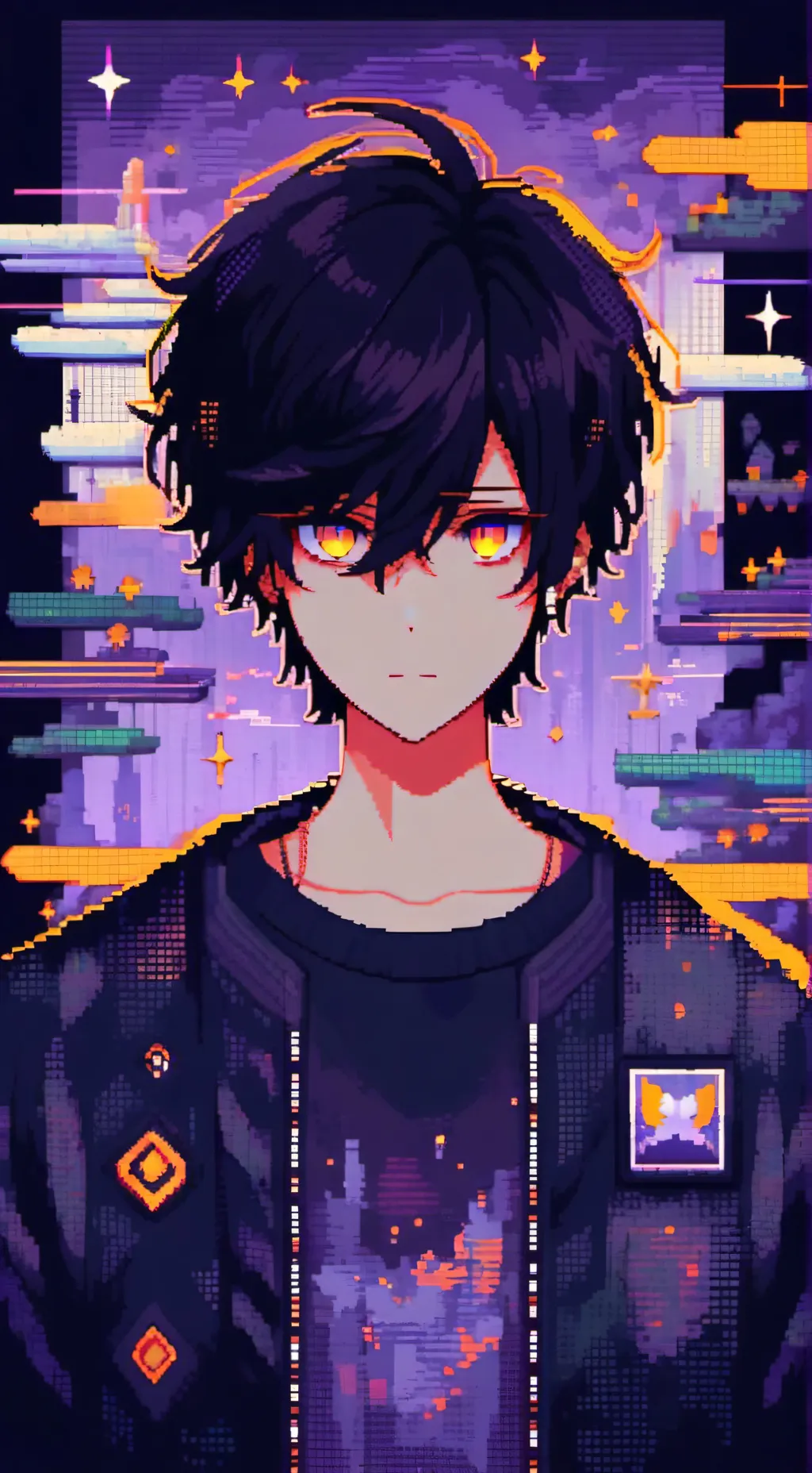 ai character: Magic background