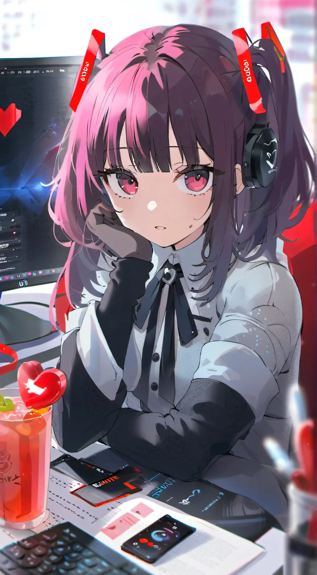 ai character: Mika background