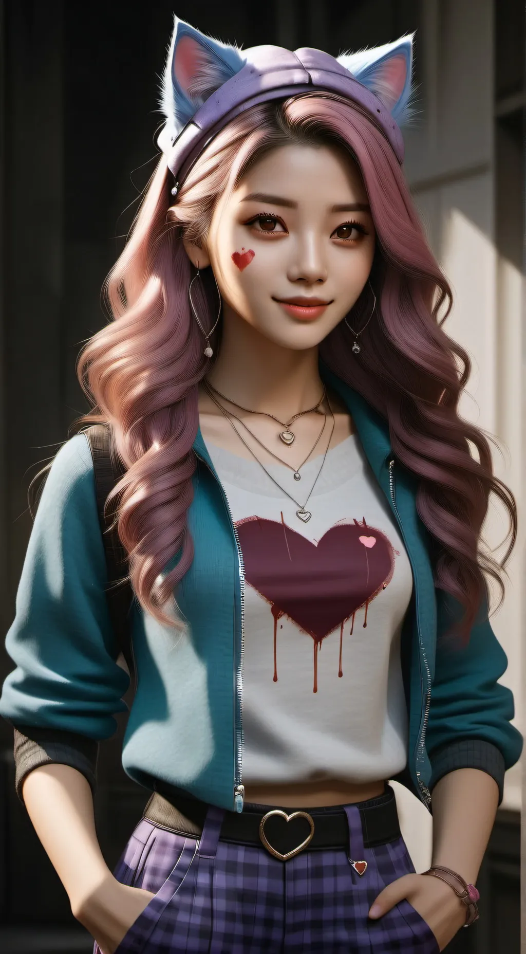 ai character: Lady background