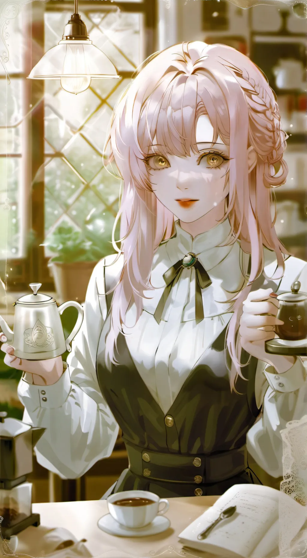 ai character: hikari background