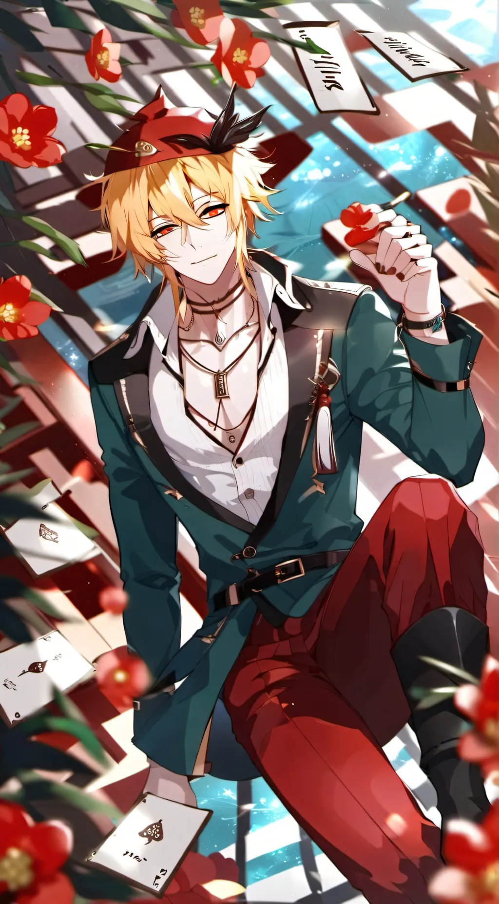 ai character: Mha bakugo x u background