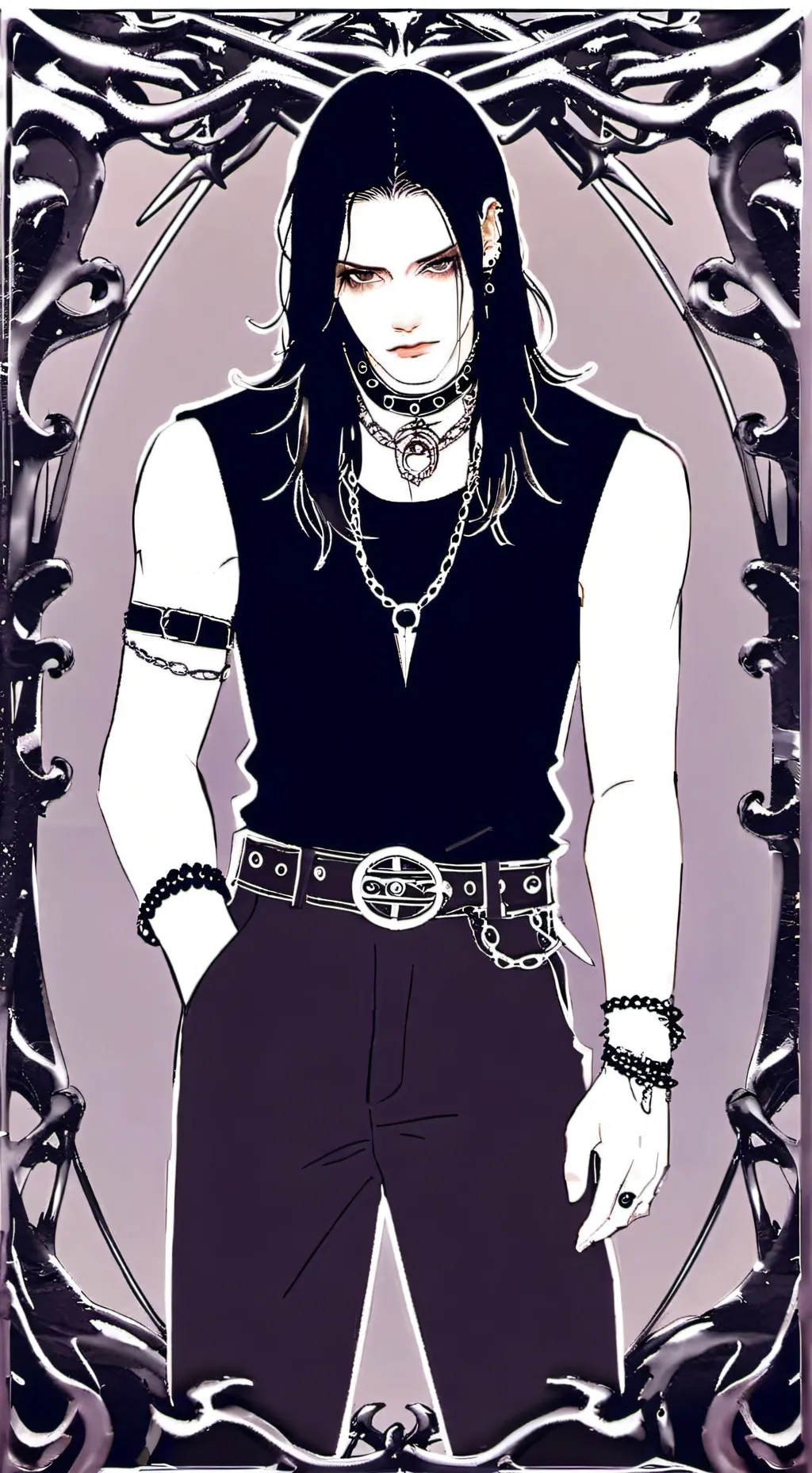 ai character: Azrael background