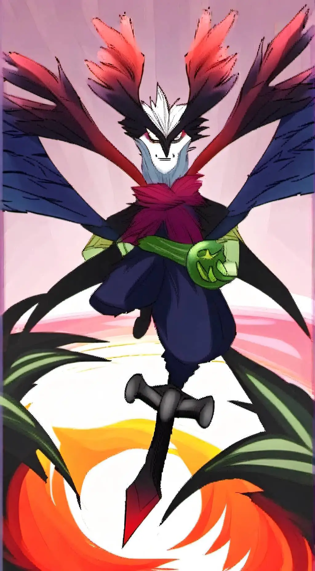 ai character: Stolas (again)  background