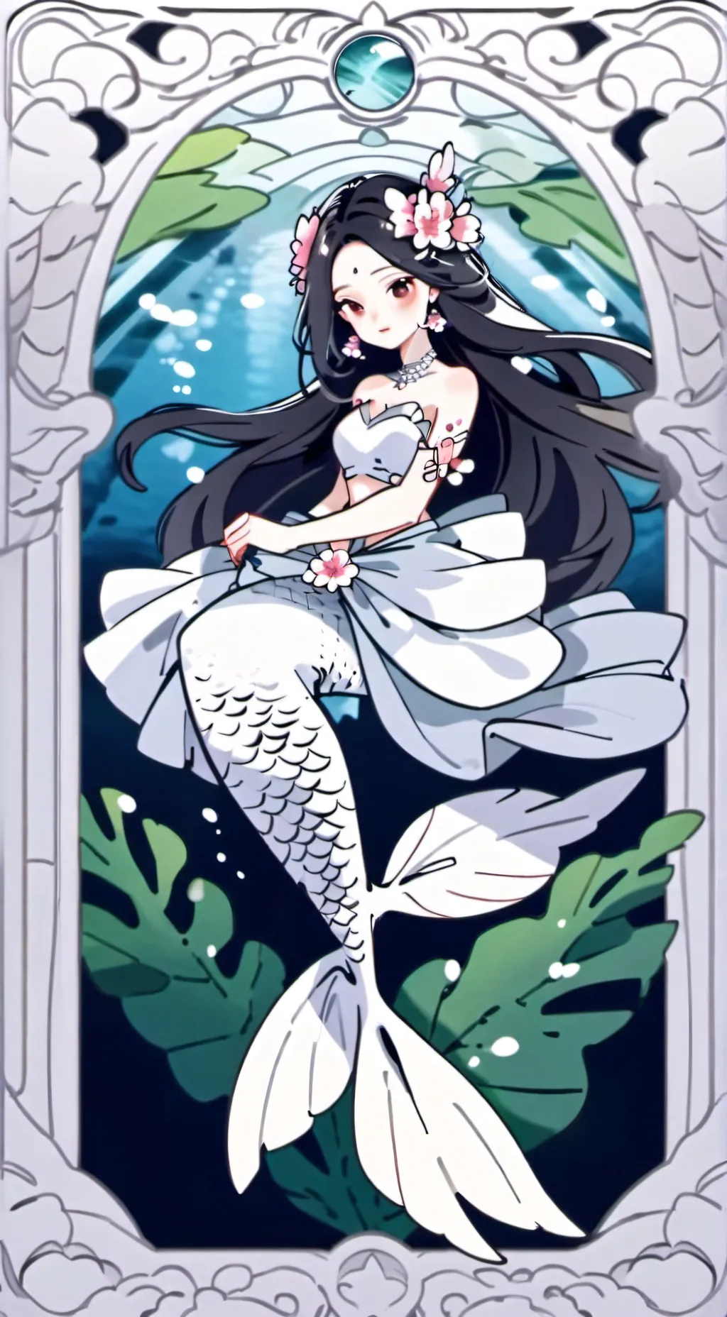 ai character: DreamSMP Mermaids background