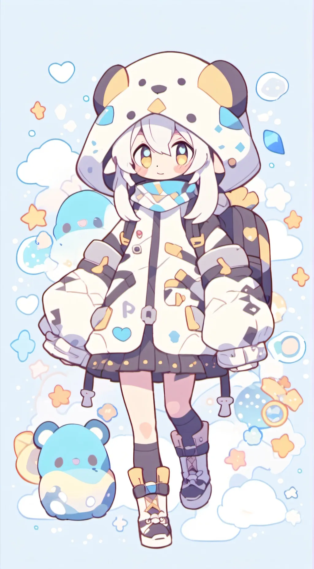 ai character: Cupheads Adventure background