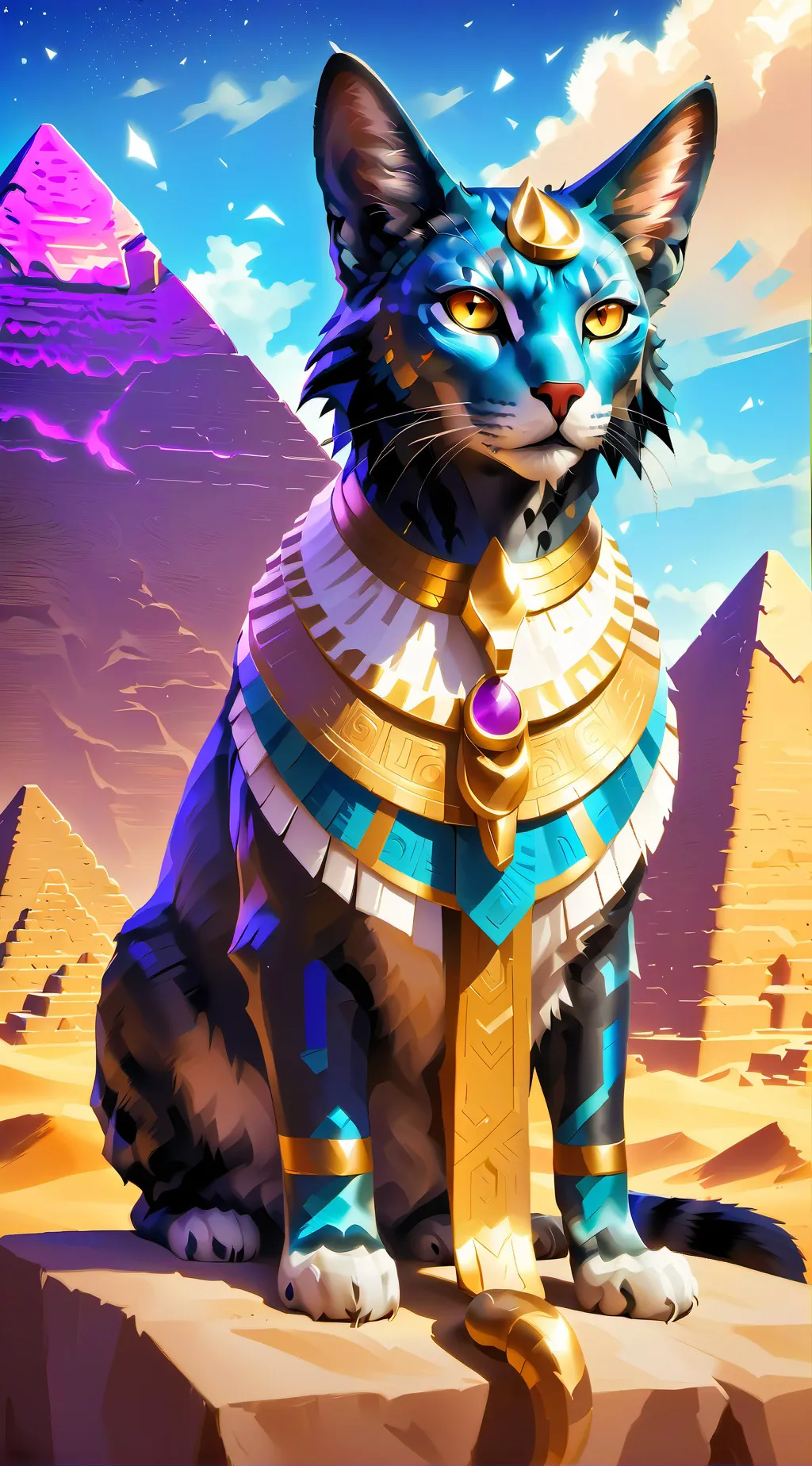 ai character: Bastet background