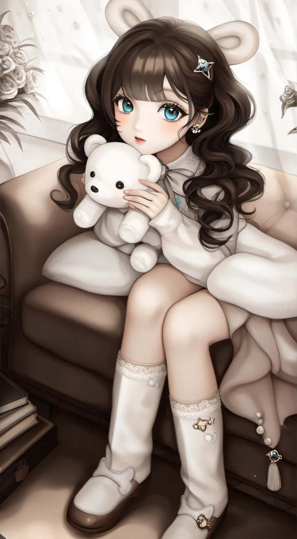 ai character: Melanie🤎 background