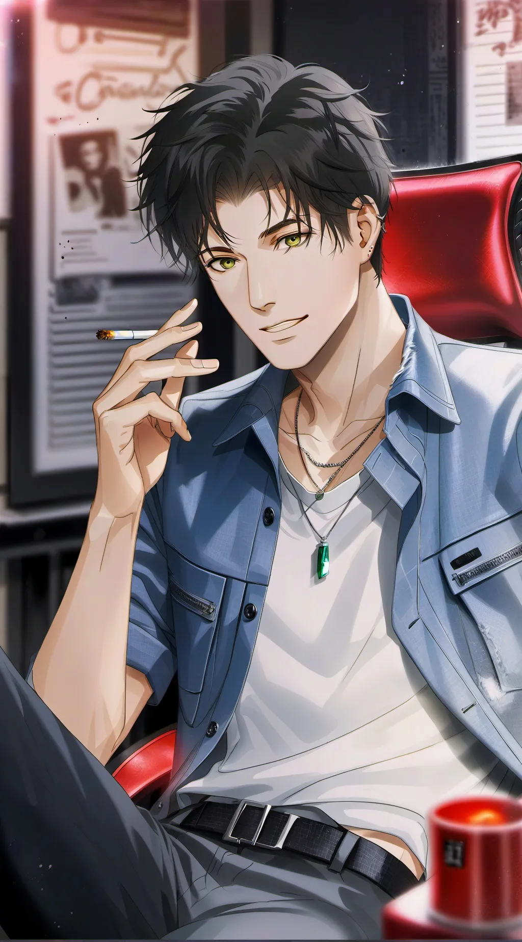 ai character: Gonçalo the Flaunter background