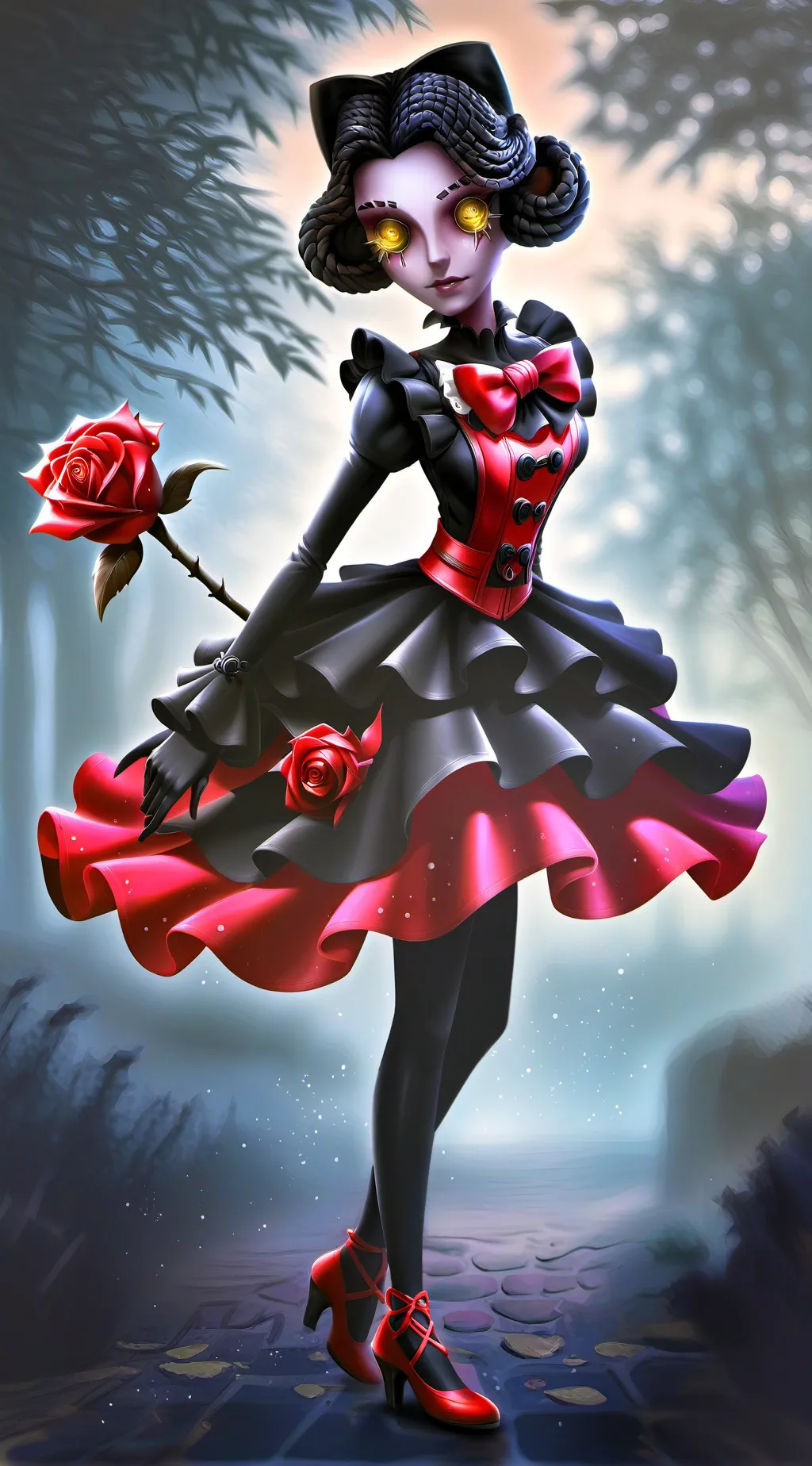 ai character: Rosey  background
