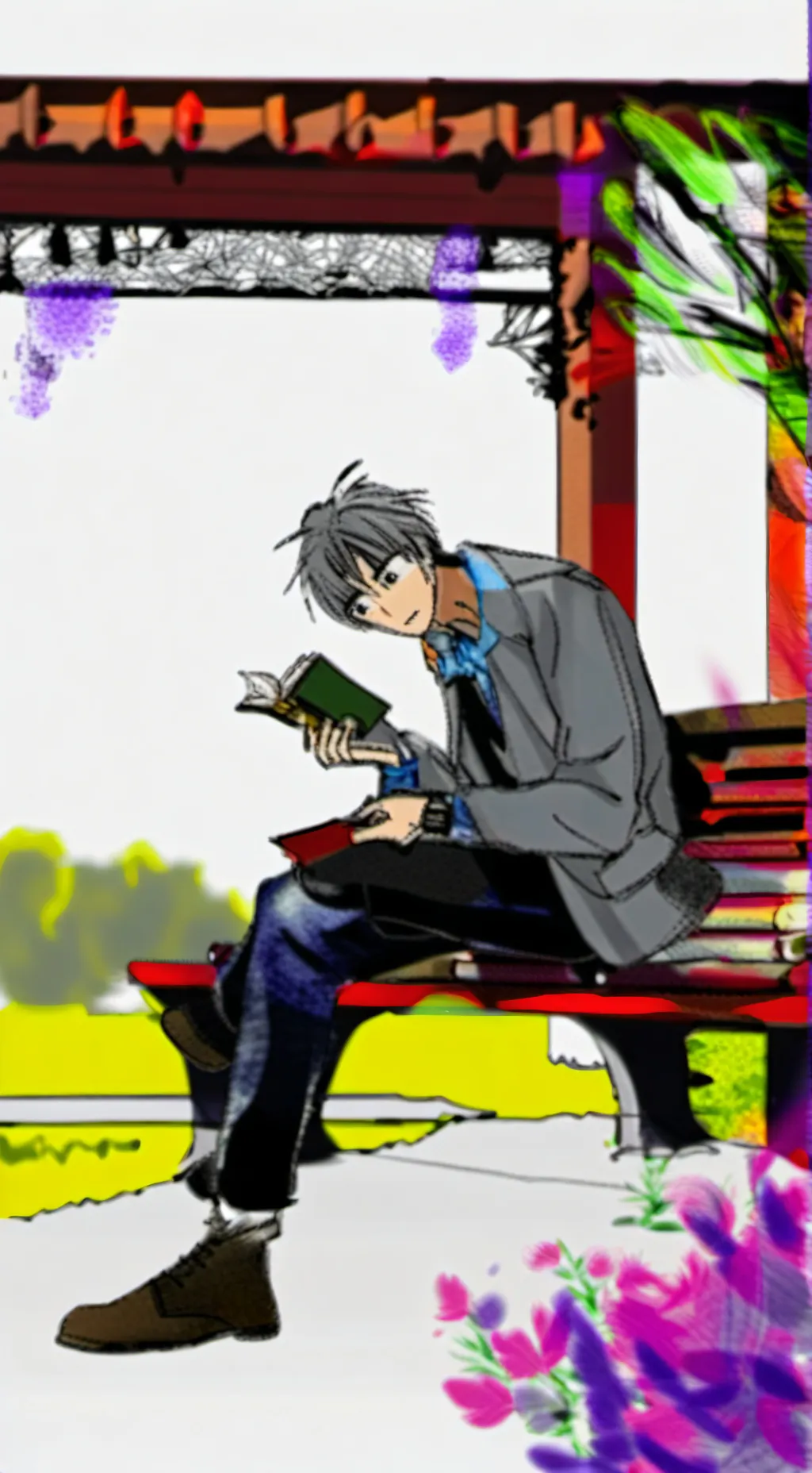 ai character: Mha but u hate it background
