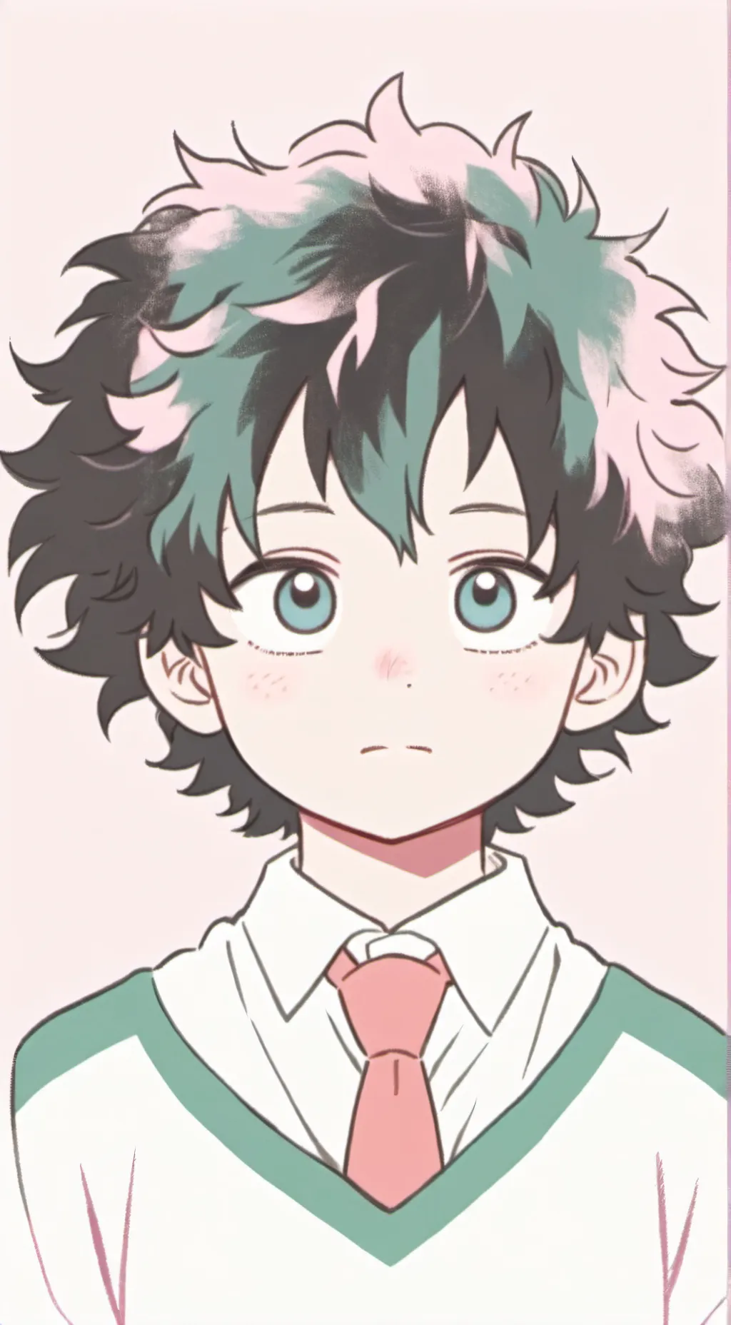 ai character: Deku X Uraraka background