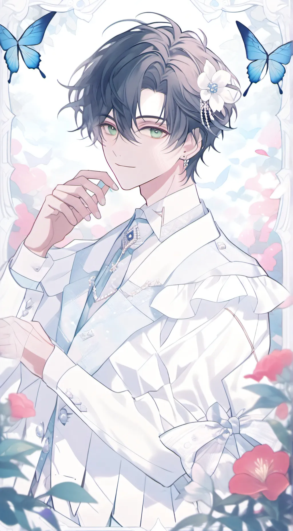 ai character: mark background
