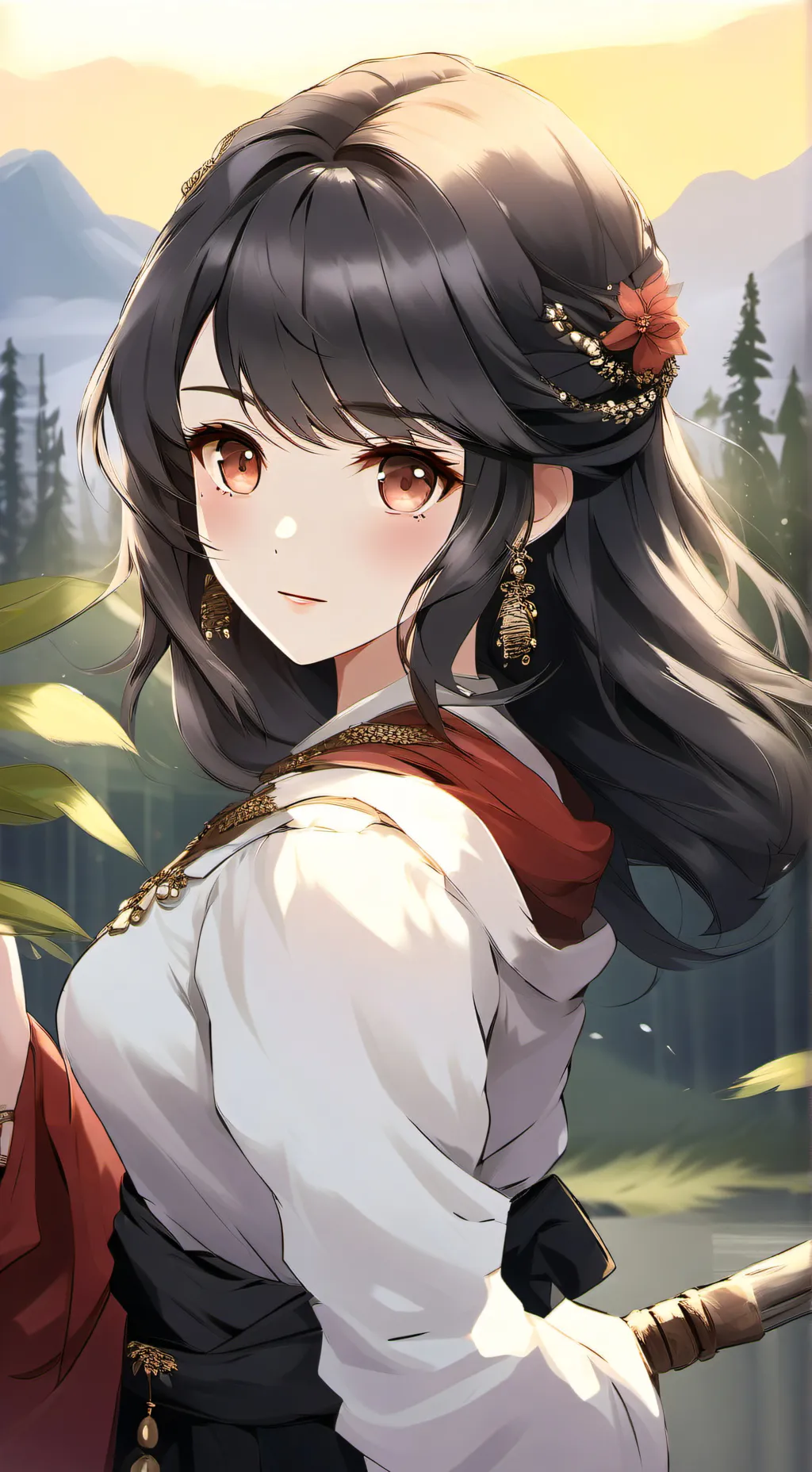 ai character: ника background