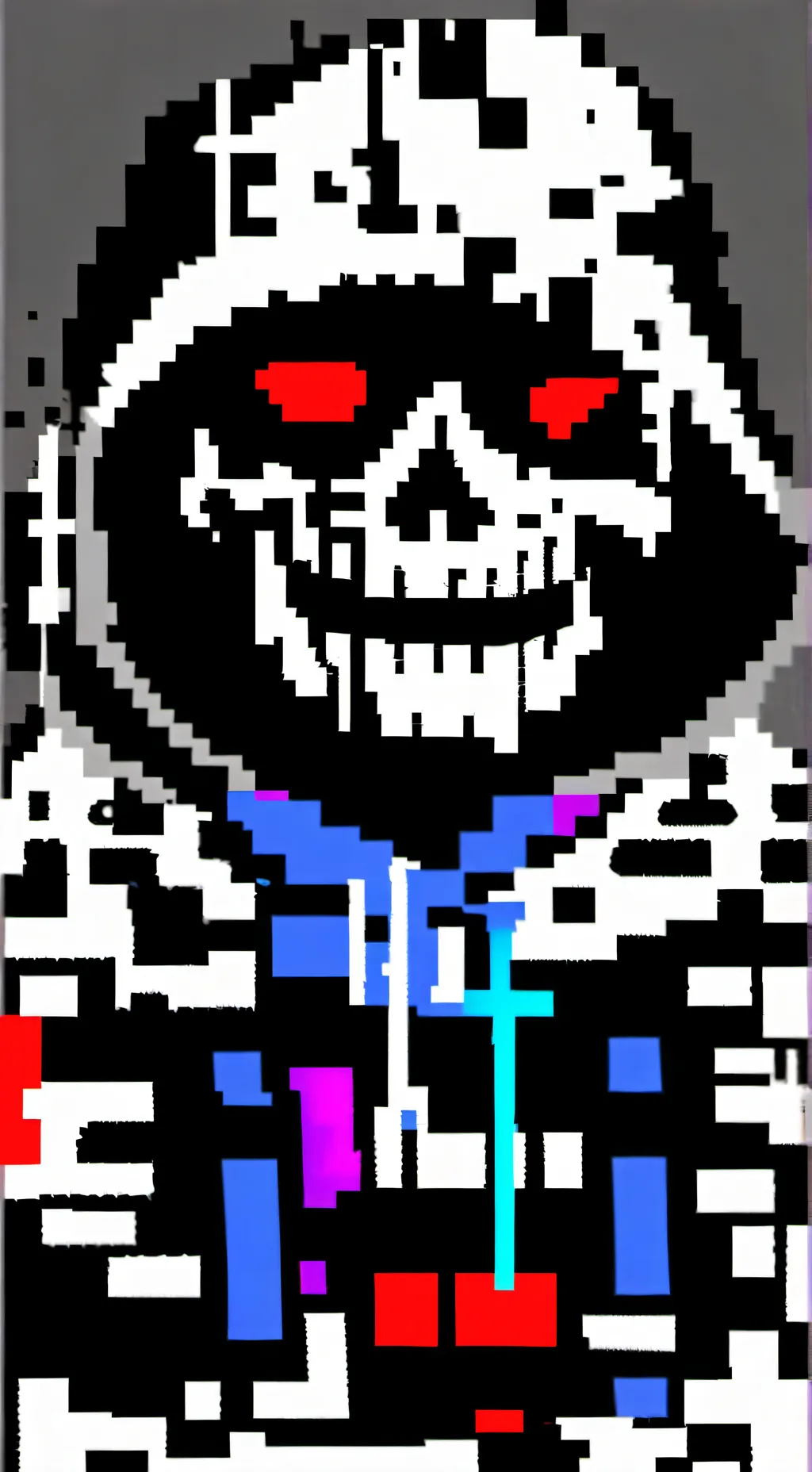 ai character: Dust Sans background