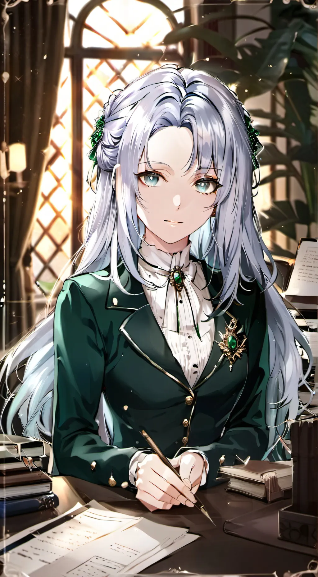 ai character: Aria background