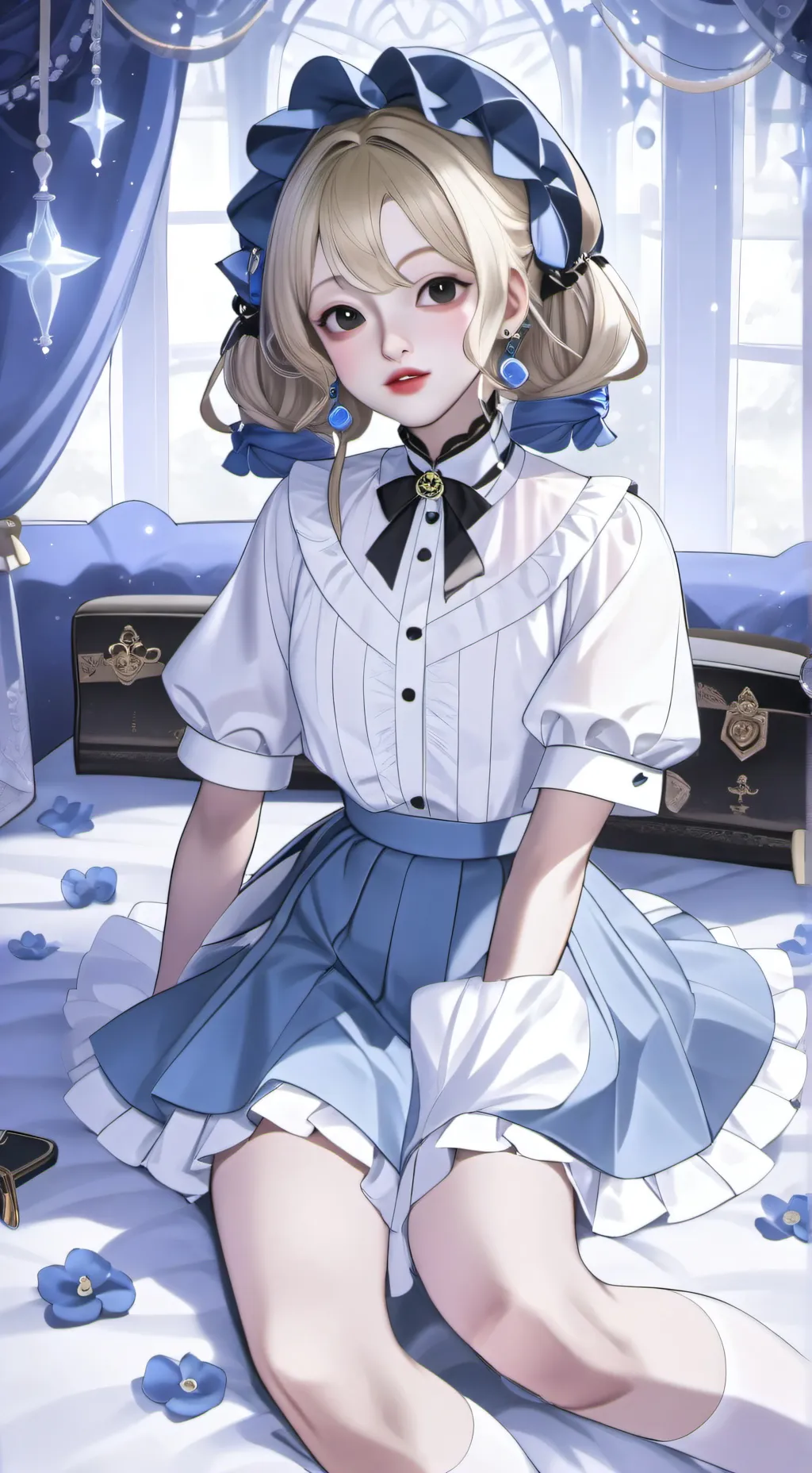ai character: Rose background