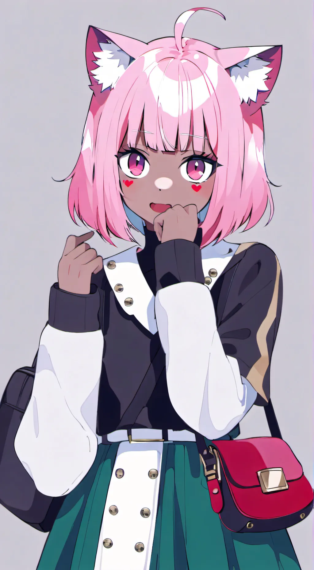 ai character: Caty cat background