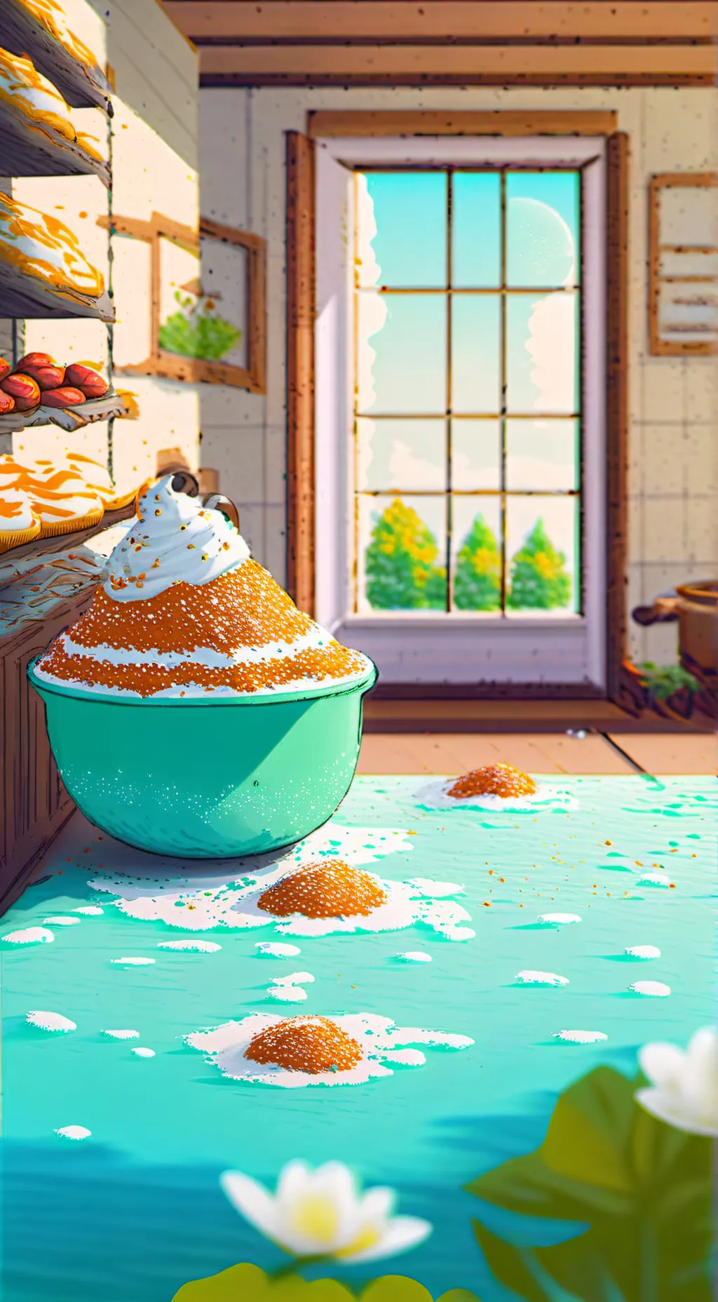 ai character: Bake time!![Fc] background