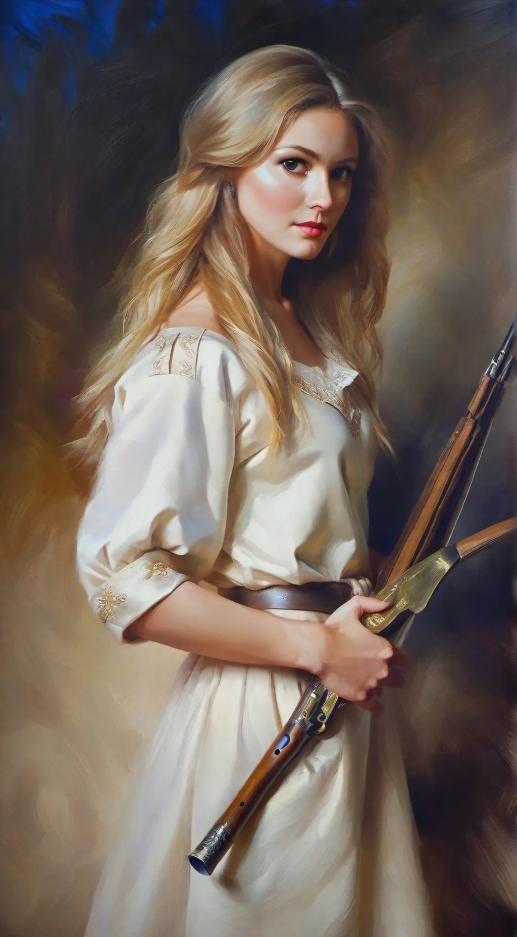 ai character: chasseuse background