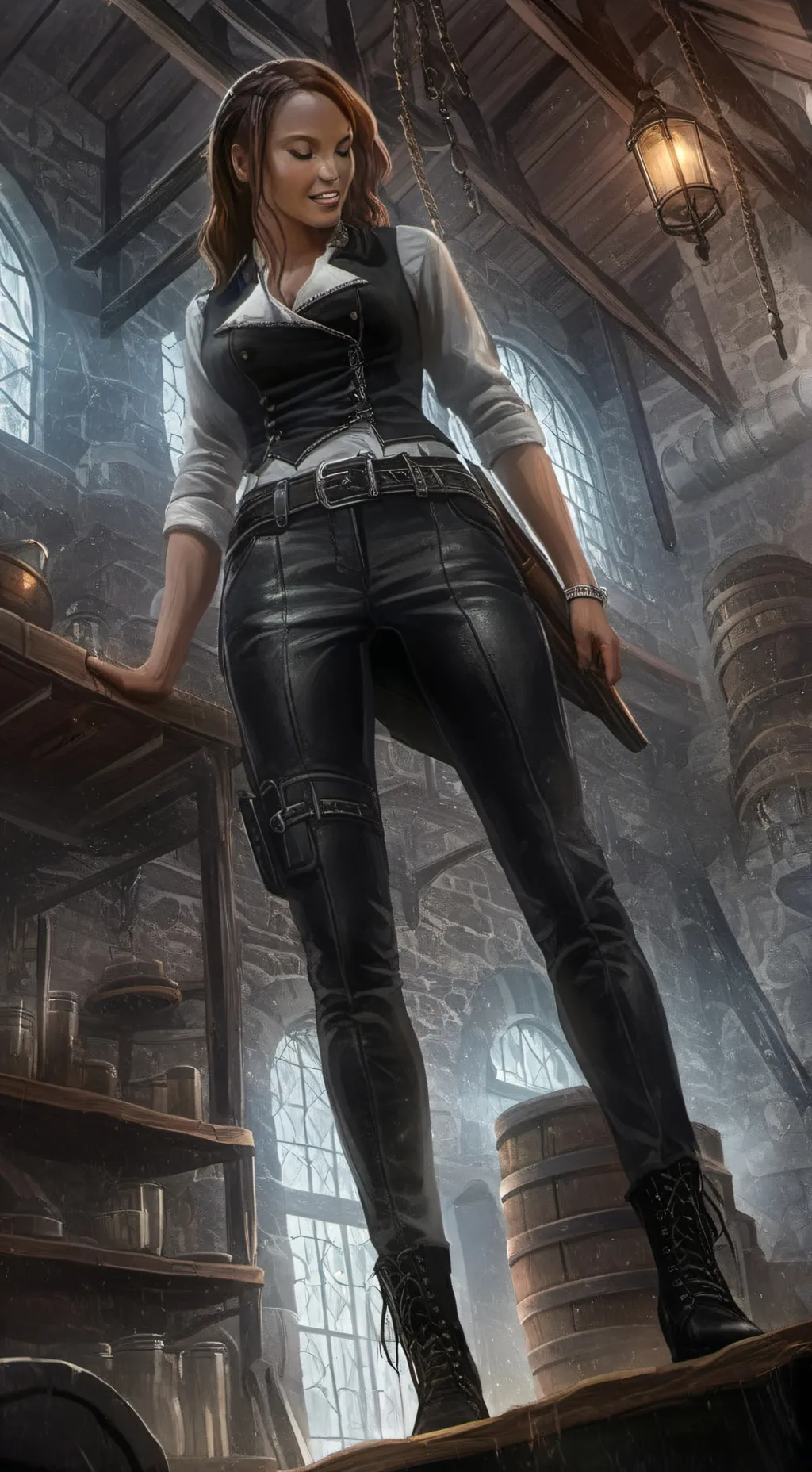ai character: Toni Hill  background