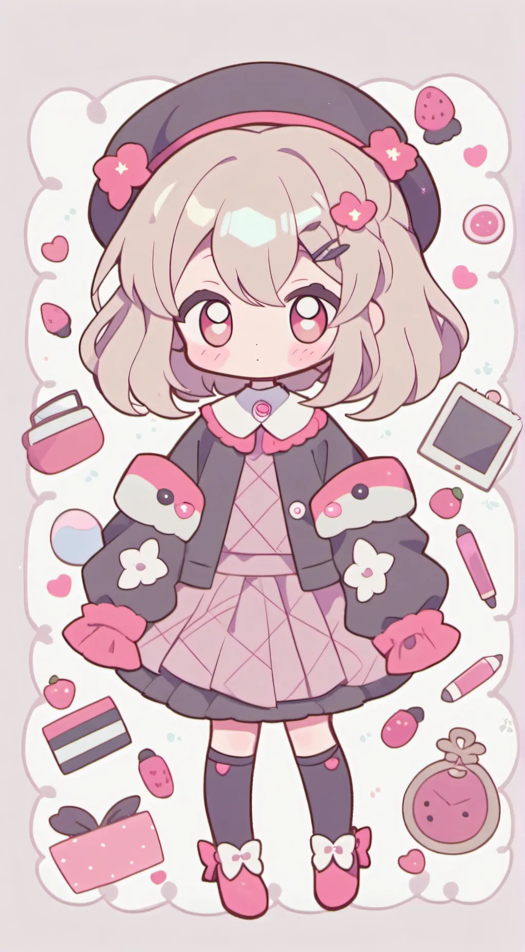 ai character: 🎀SPRUNKI🎀 background