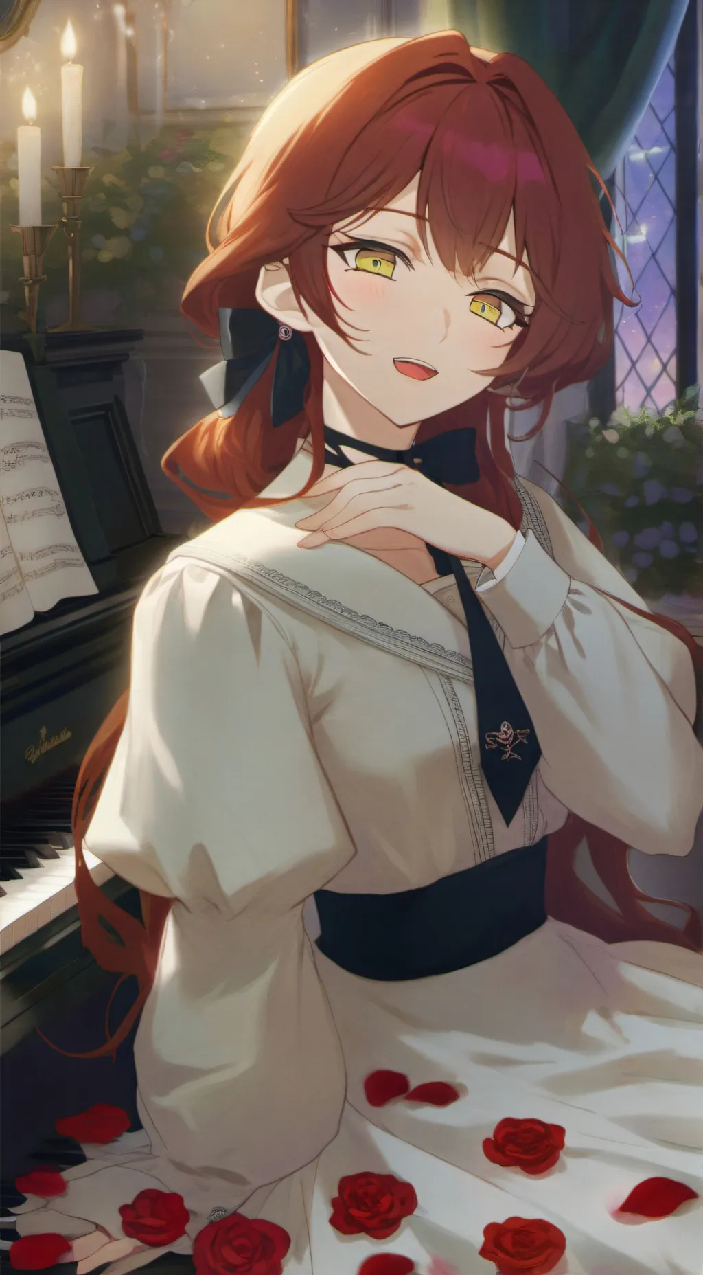 ai character: Aria background