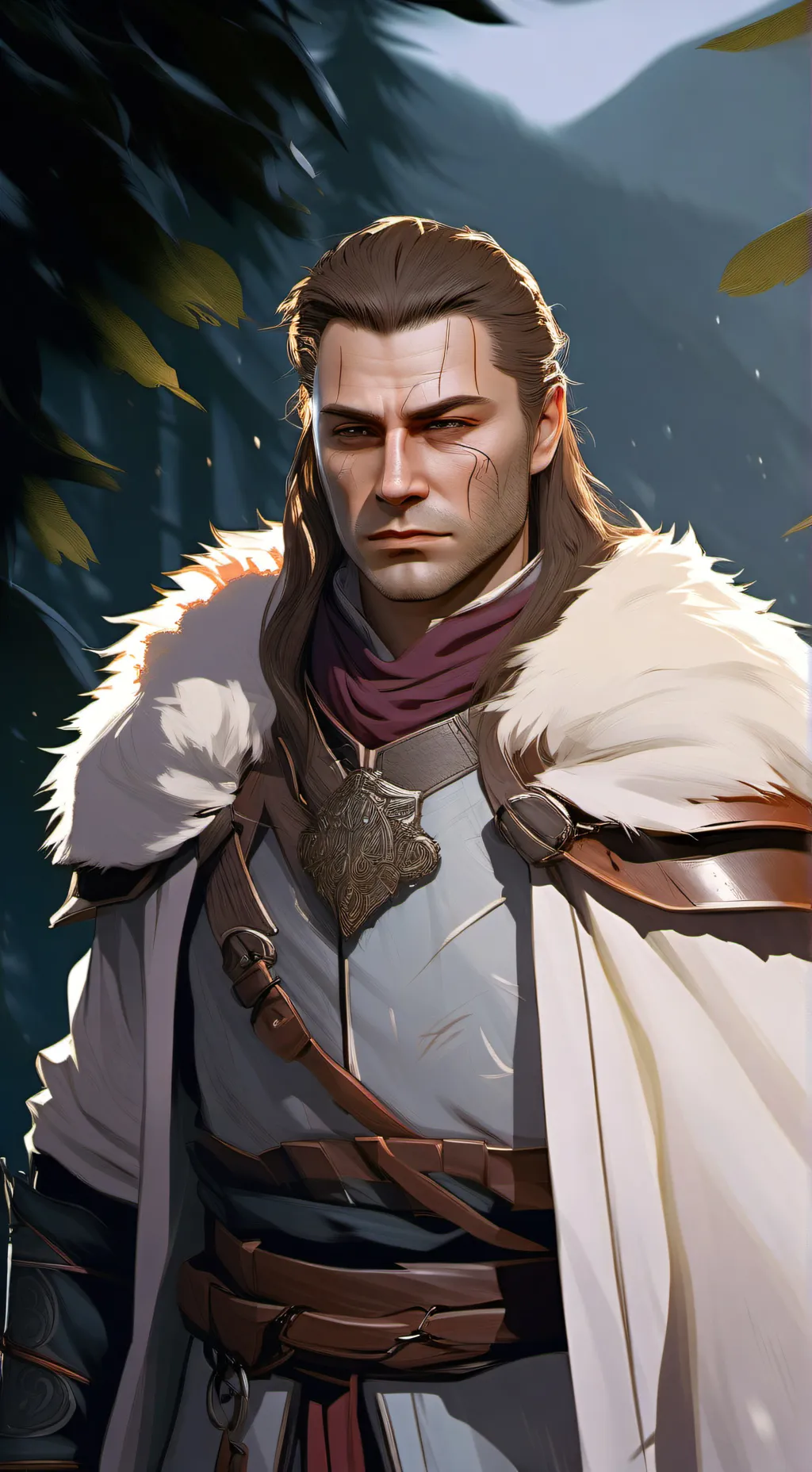 ai character: Halsin  background