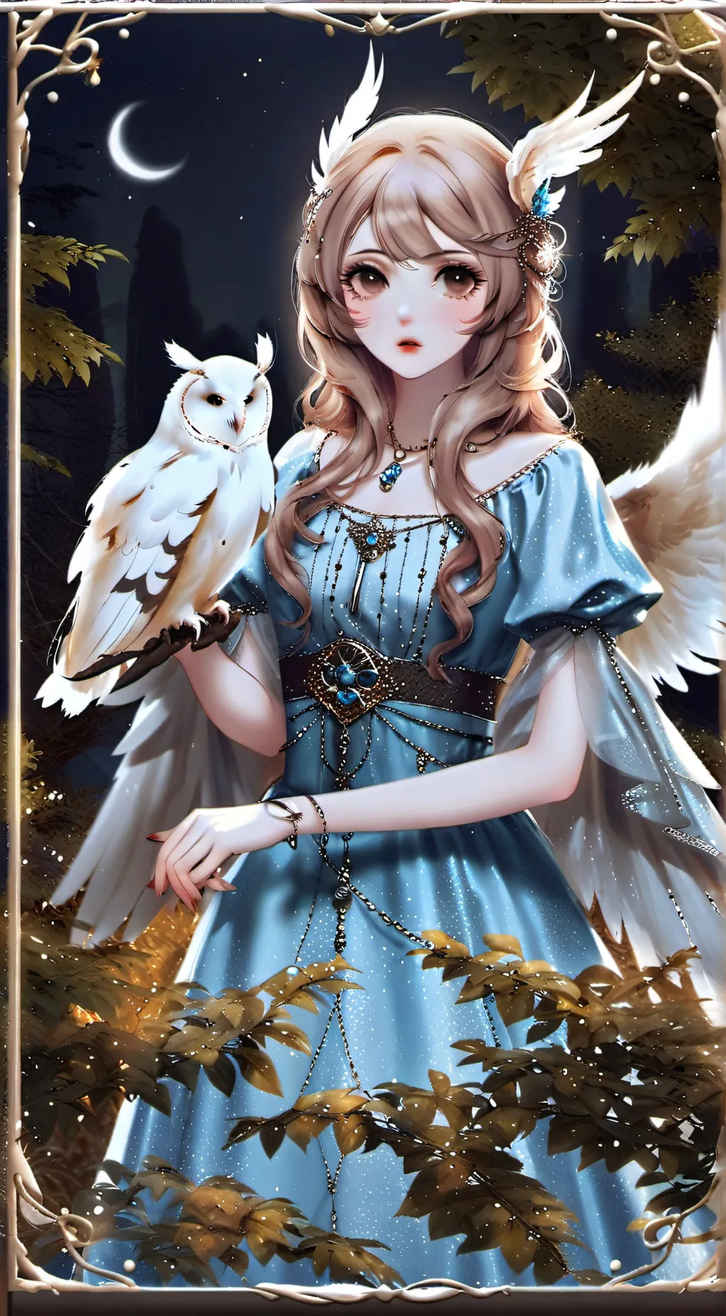 ai character: Lyria background