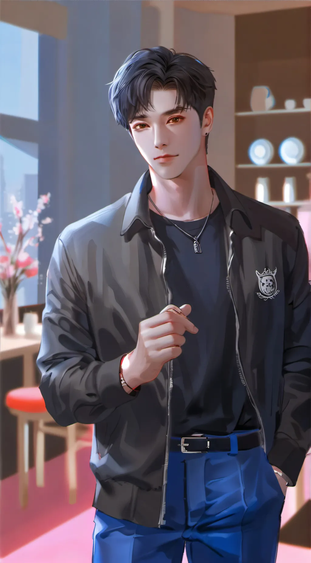 ai character: Asher background
