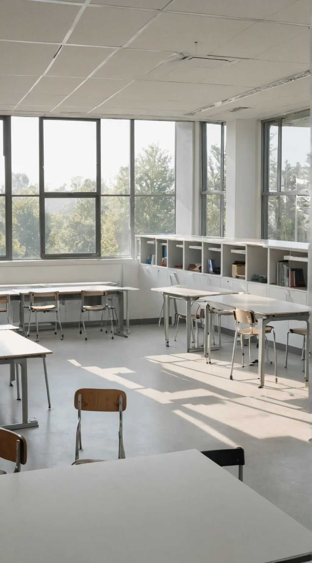 ai character: High school class! background