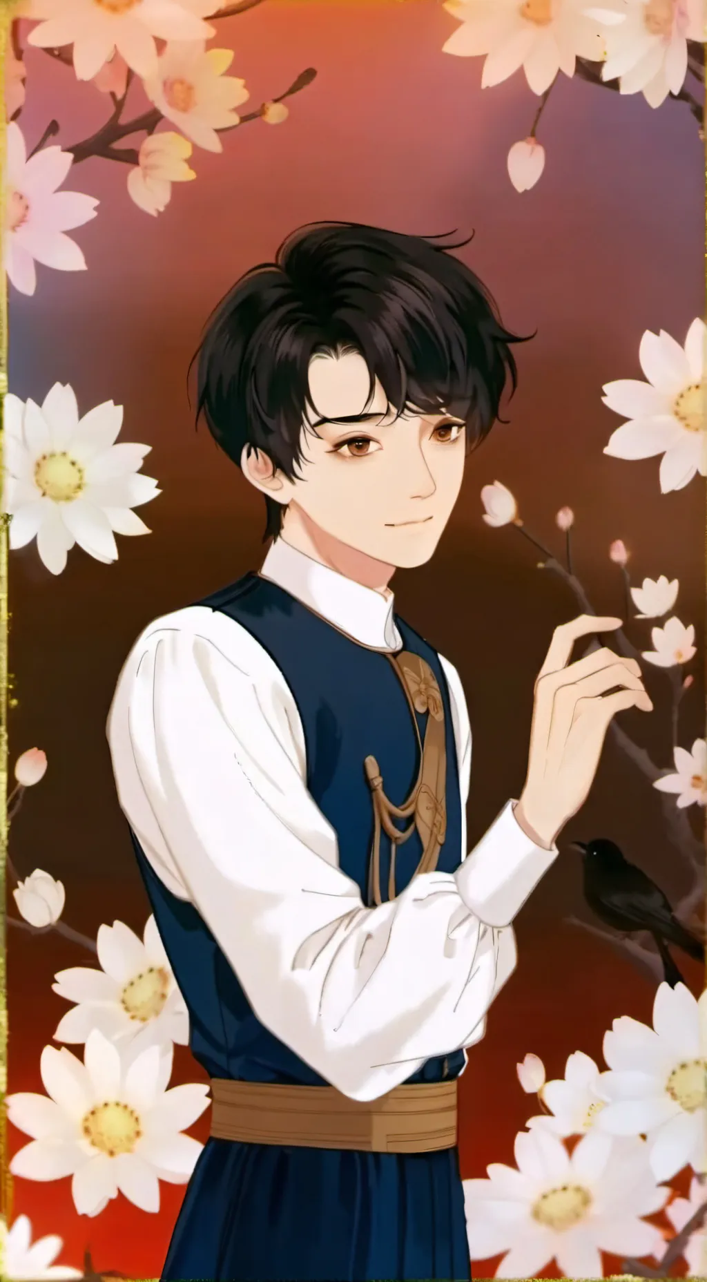 ai character: My sis is do this background