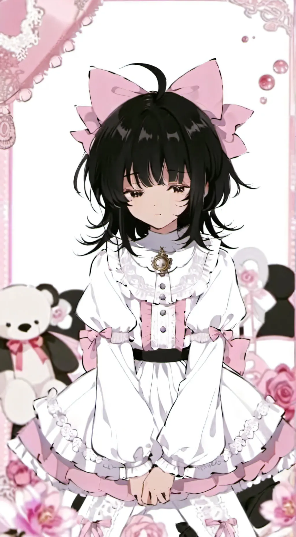 ai character: 𝚜𝚘𝚙𝚑🎀 background