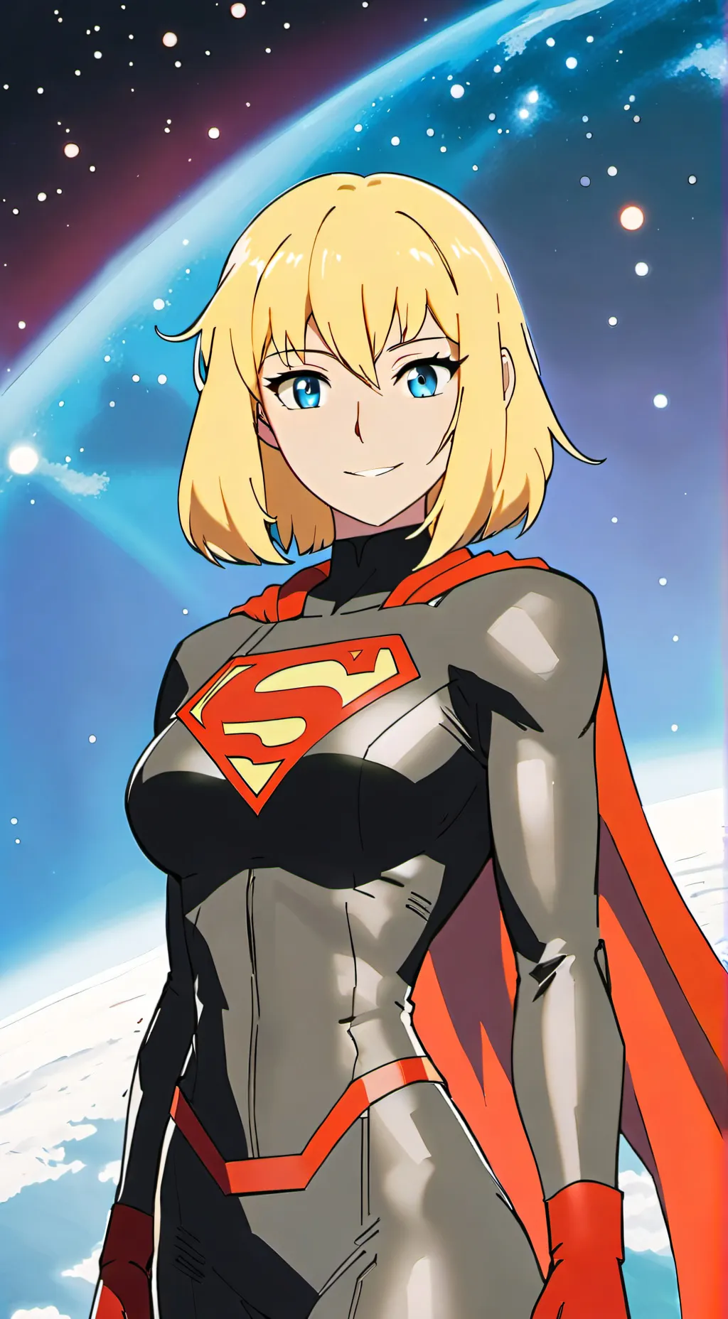 ai character: Supergirl background