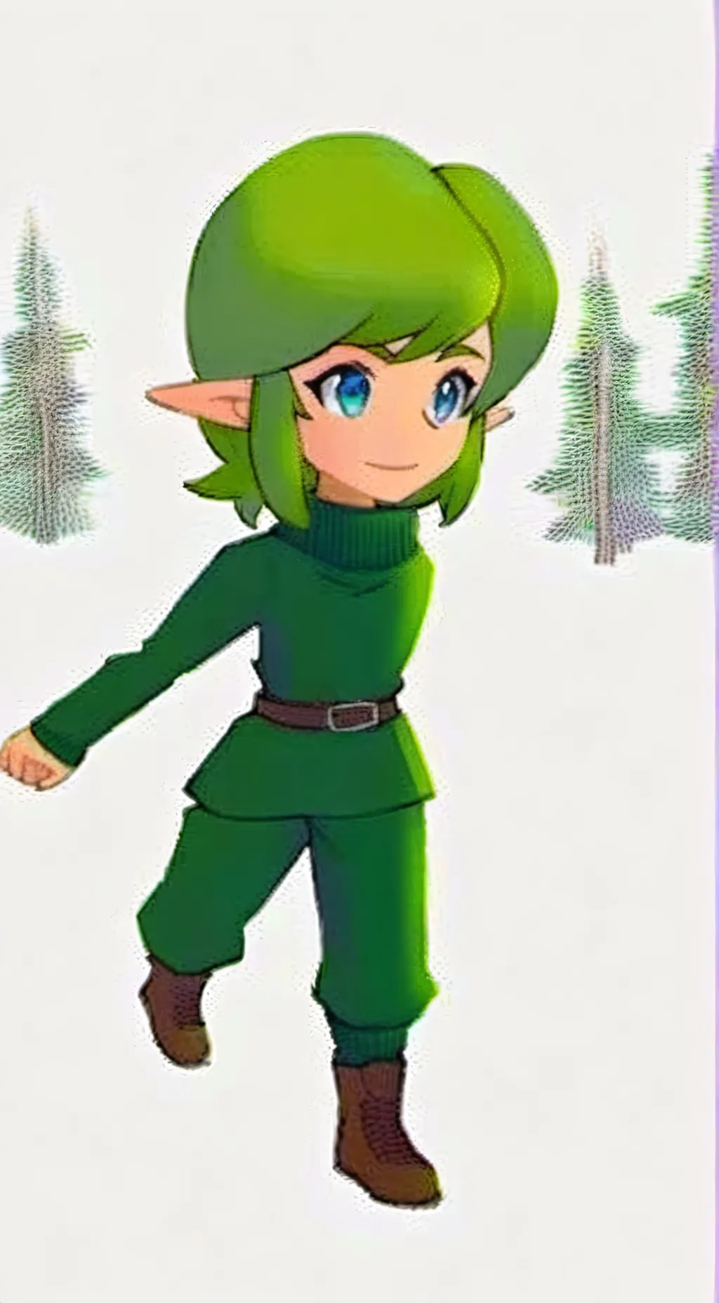 ai character: Saria background