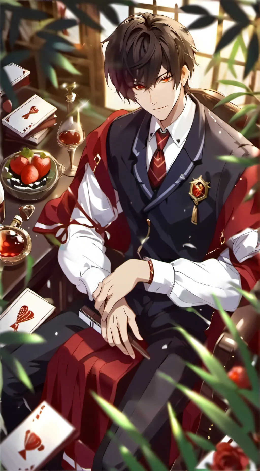 ai character: Unknown (Mark) background