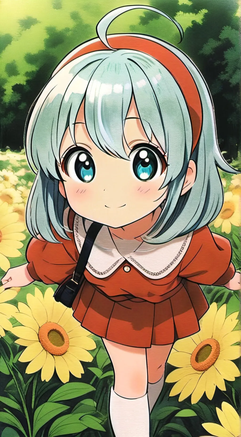 ai character: Rose background