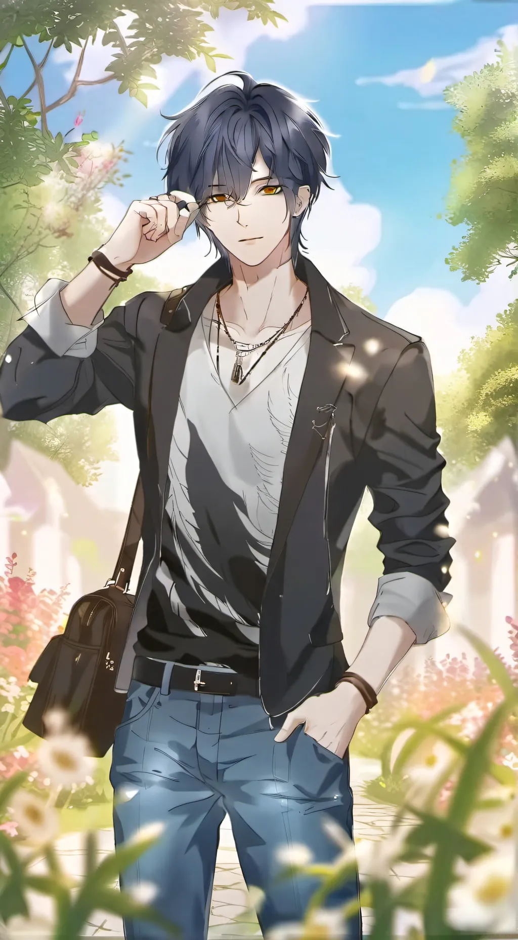 ai character: Derek background