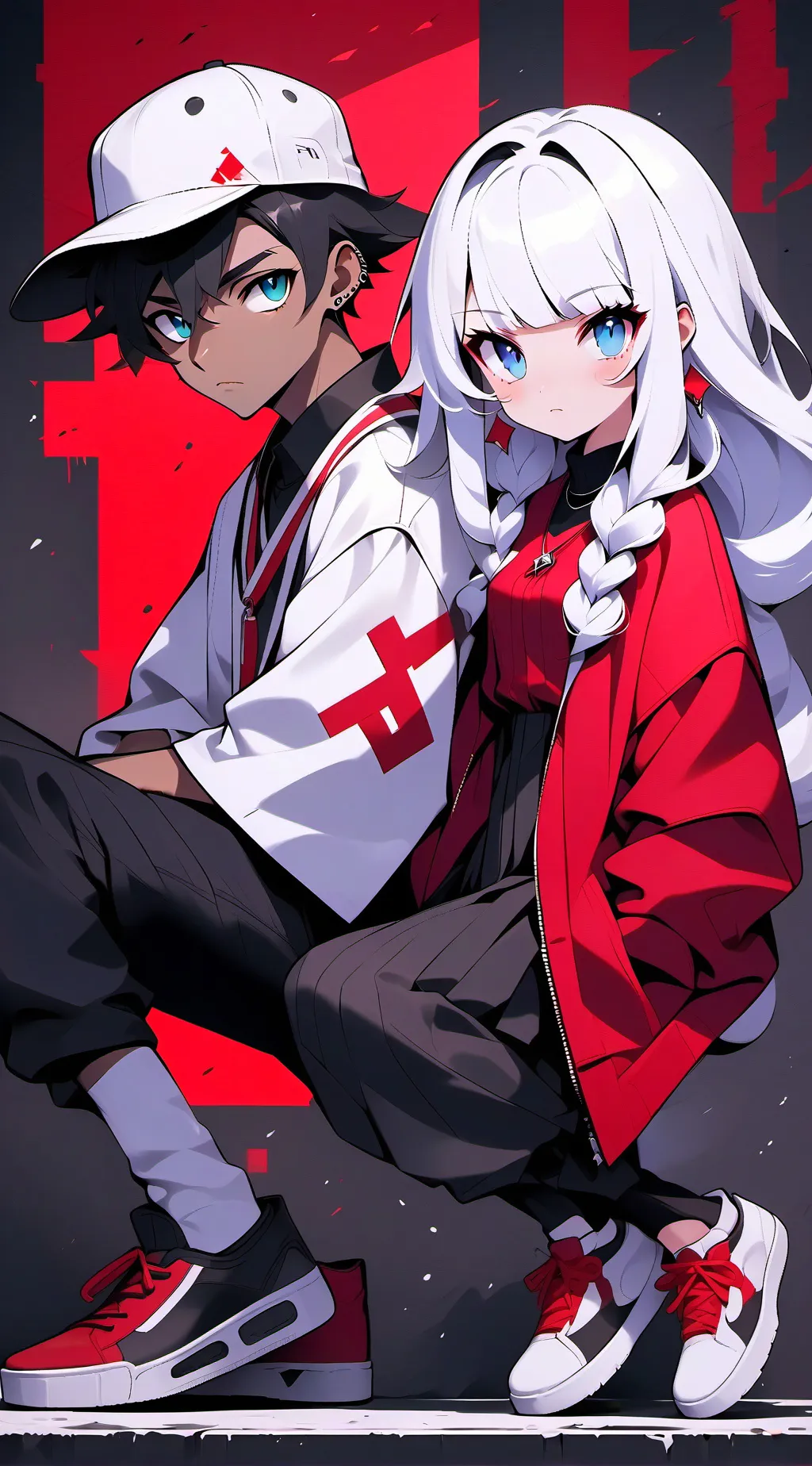 ai character: Katsuki Bakugou  background