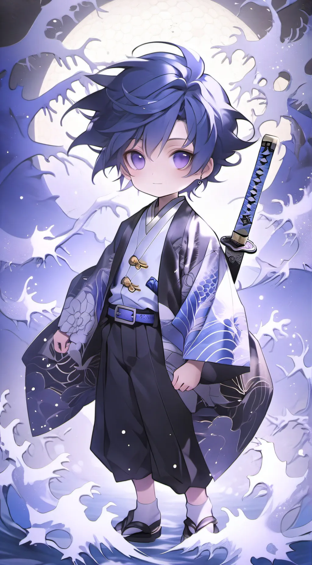 ai character: DEMON SLAYER background