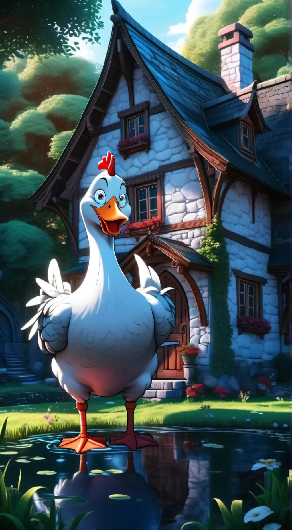 ai character: stalking sprout  background