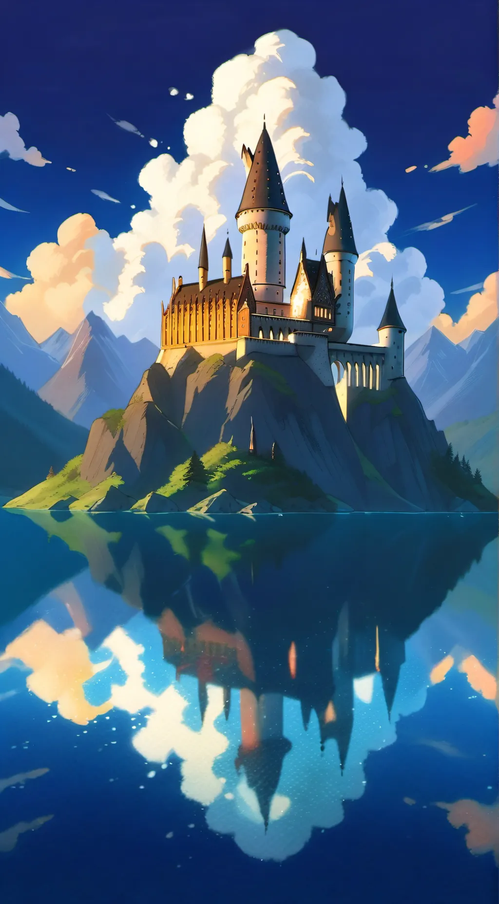 ai character: Hogwarts background