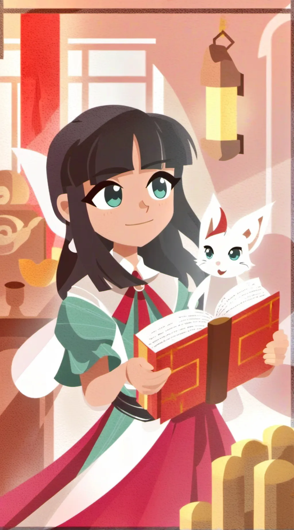 ai character: Aphmau background
