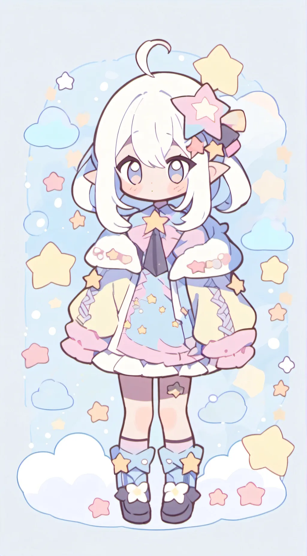 ai character: ★Cute Questions★ background