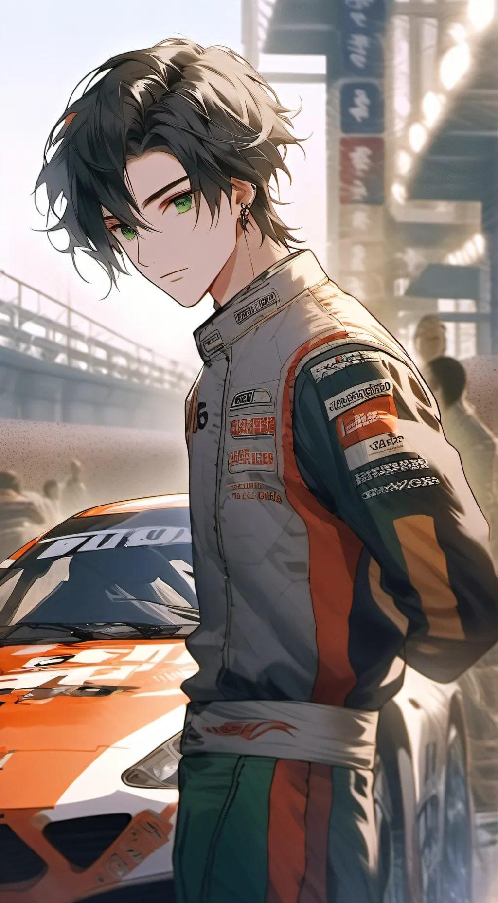 ai character: {Grayson gray} background