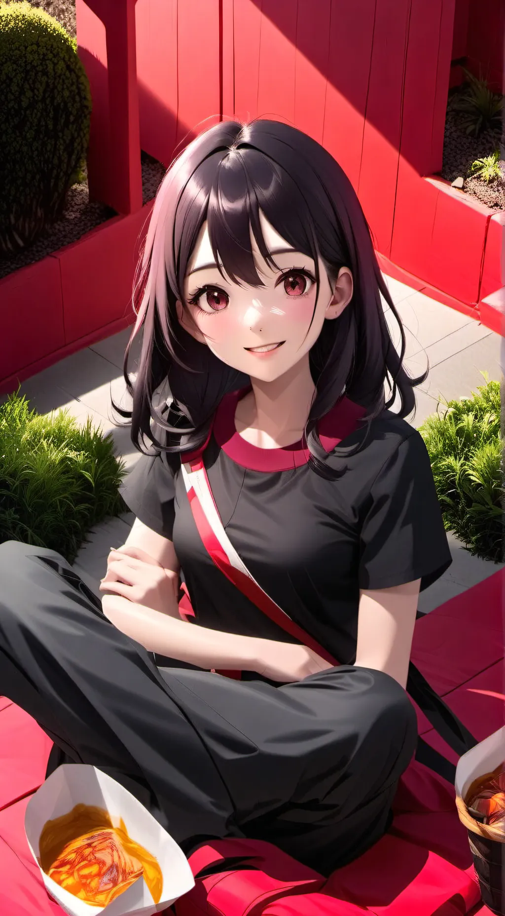 ai character: Ana  background