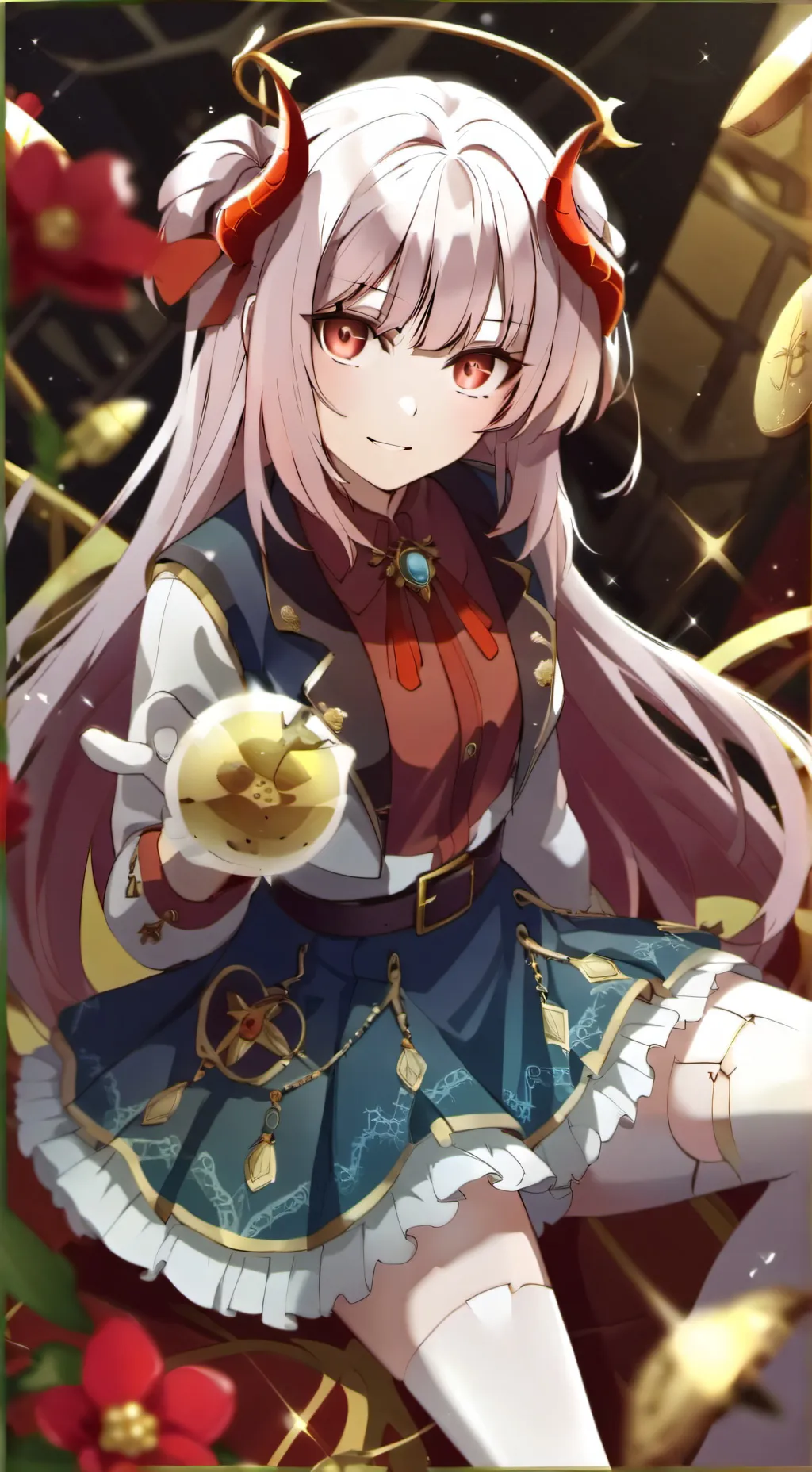 ai character: Makima  background