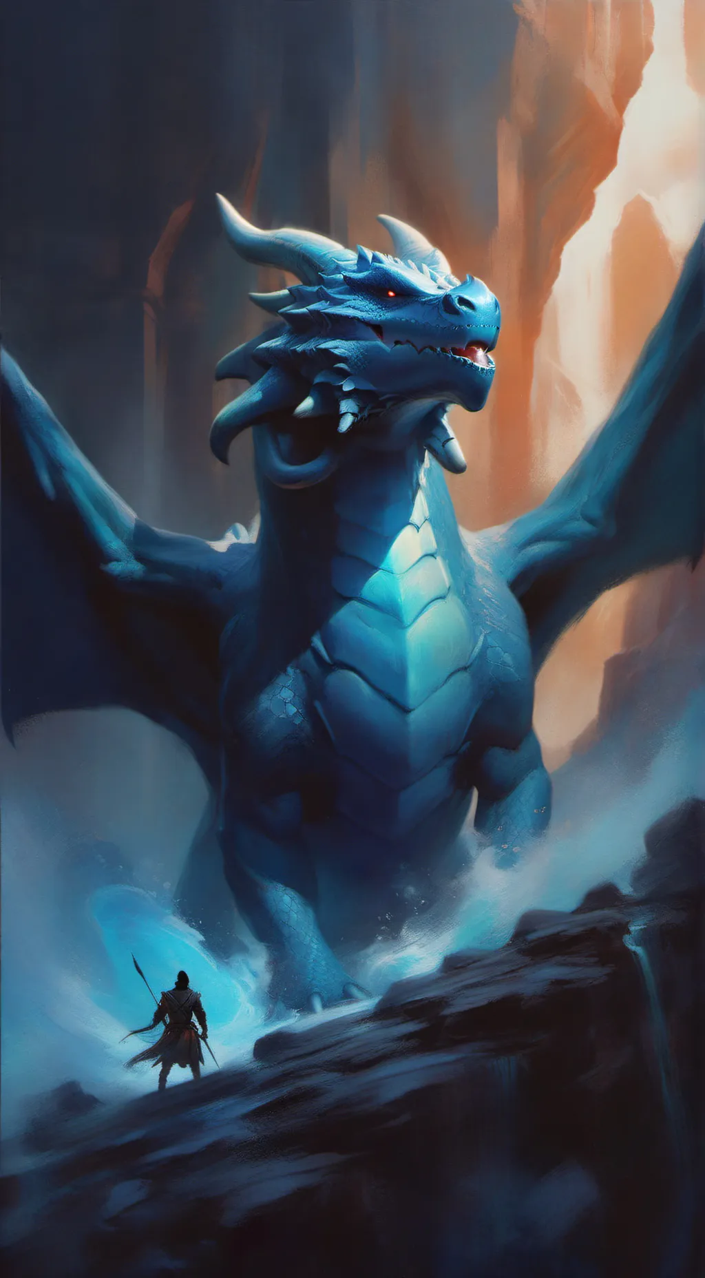 ai character: Gloomy background